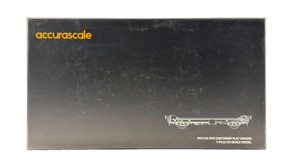 ACCURASCALE OO GAUGE - ACC2080-DRS-N - PFA CONTAINER FLAT WAGON DRS (LADEN)