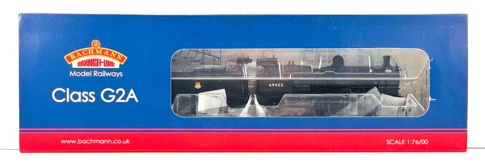 BACHMANN 00 GAUGE - 31-476A - CLASS G2A 49402 BR BLACK EARLY EMBLEM - BOXED