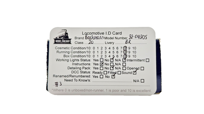 BACHMANN OO GAUGE - 32-043DS - CLASS 20 DIESEL BR BLUE INDICATOR BOXES DCC SOUND
