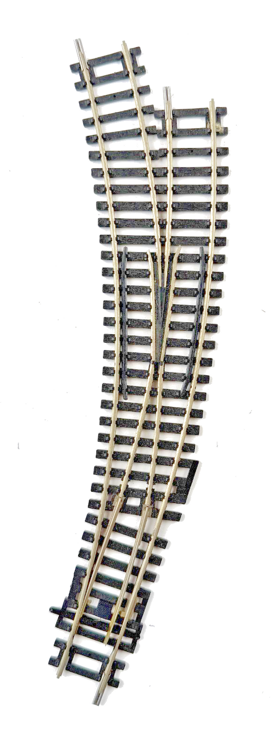 HORNBY 00 GAUGE - R8074 - LEFT HAND CURVED POINT TRACK PIECE X 1 - UNBOXED