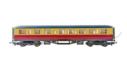 HORNBY OO GAUGE - RAKE OF 3 BR CRIMSON CREAM GRESLEY PASSENGER COACHES UNBOXED