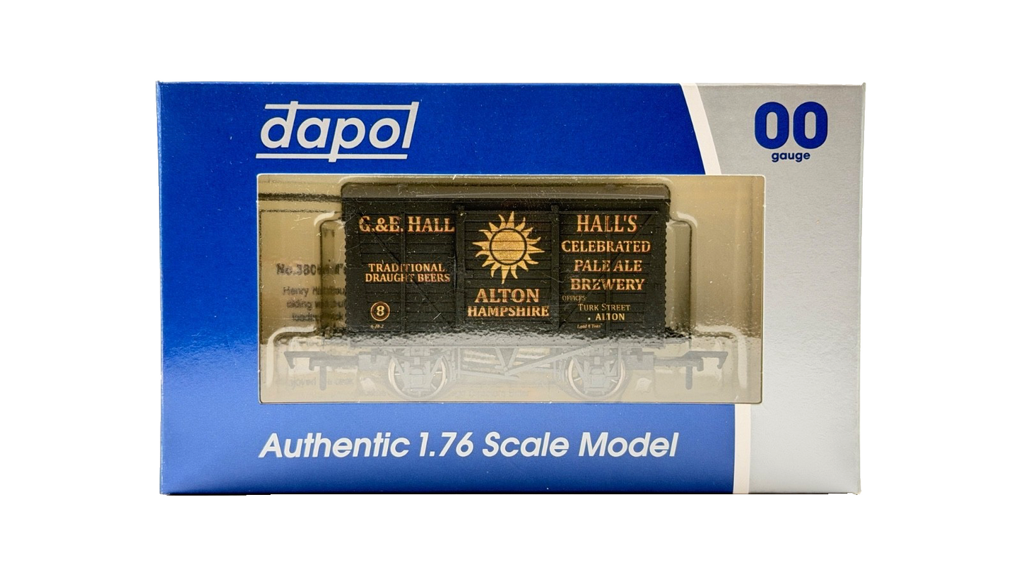 DAPOL 00 GAUGE - G&E HALL HALL'S PALE ALE BREWERY ALTON NO.8 (LIMITED EDITION)