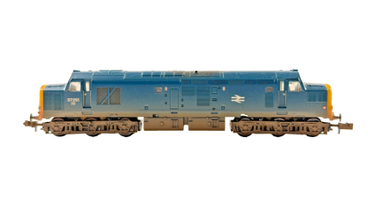 GRAHAM FARISH N GAUGE - 371-455 - CLASS 37/0 DIESEL 37251 BR BLUE (WEATHERED)