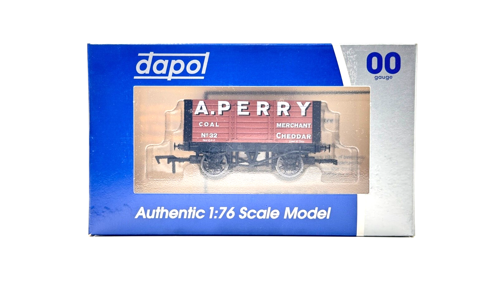 DAPOL 00 GAUGE - A. PERRY COAL MERCHANT CHEDDAR WAGON NO.32 (LIMITED EDITION)