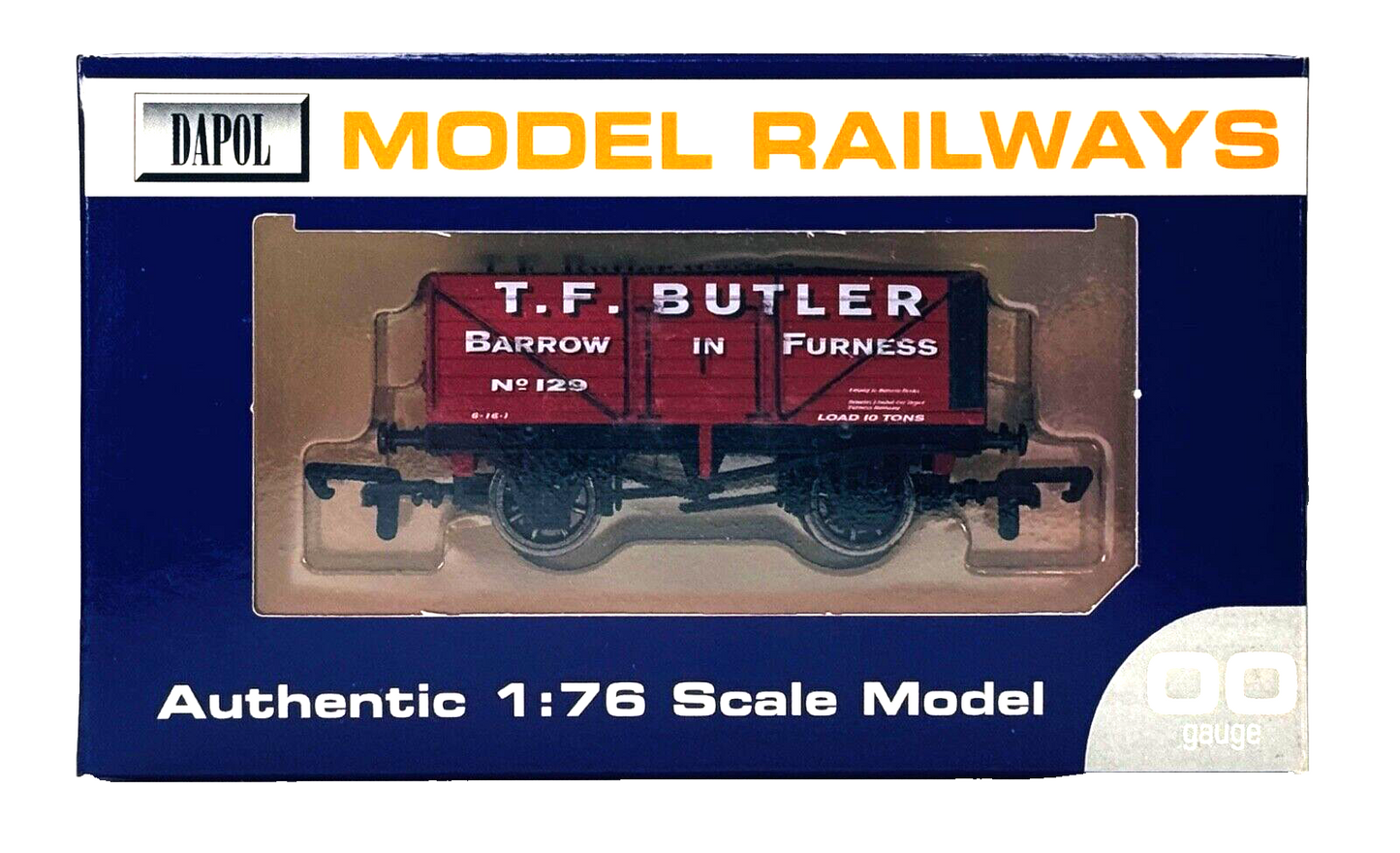 DAPOL 00 GAUGE - T.F BUTLER BARROW IN FURNESS WAGON NO.129 (LIMITED EDITION)