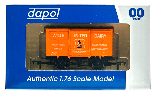 DAPOL 00 GAUGE - 'WILTS UNITED DAIRIES' MELKSHAM ORANGE VENT (LIMITED EDITION)