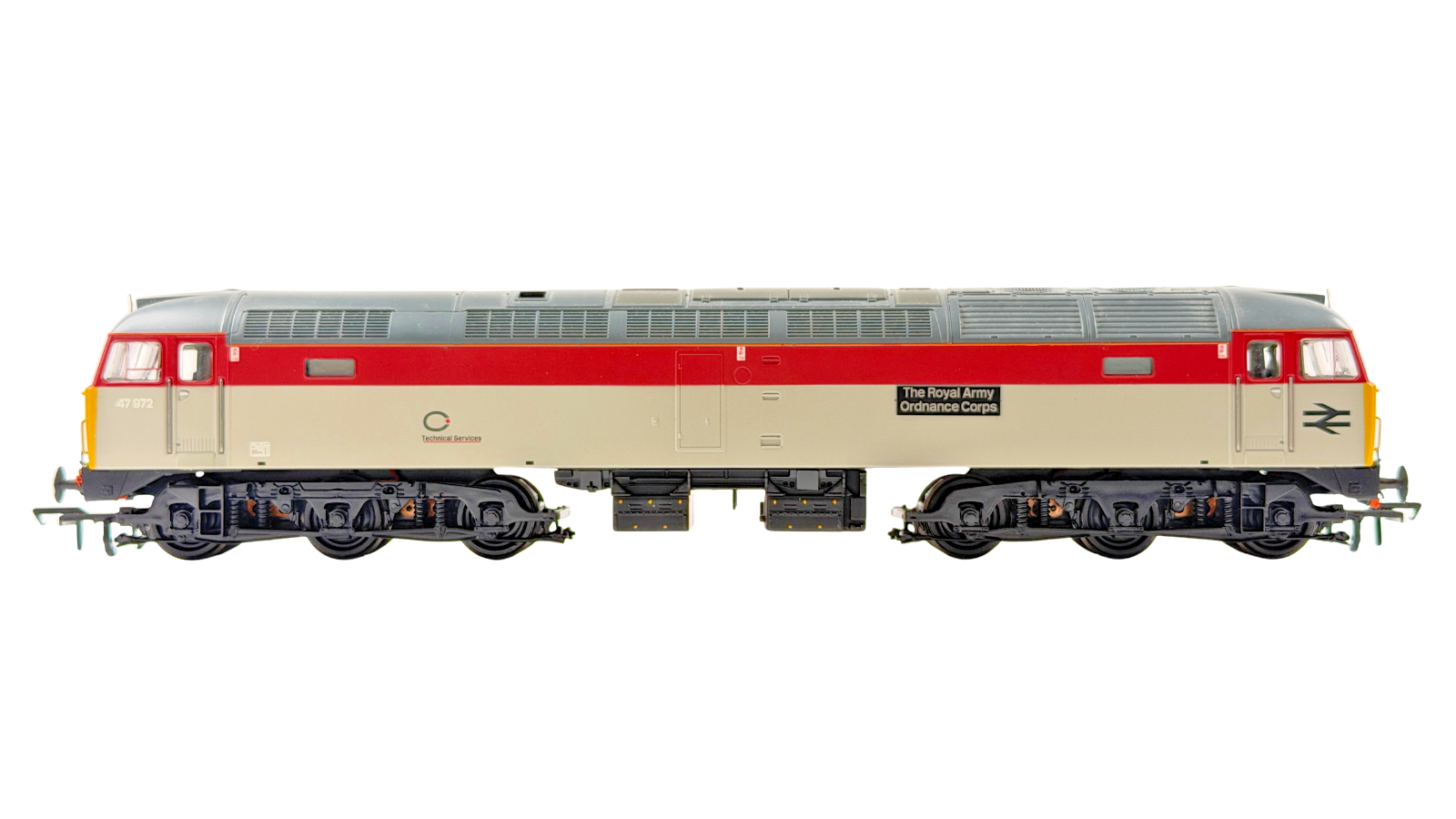 BACHMANN 00 GAUGE - 31-650W - CLASS 47 DIESEL 47972 ROYAL ARMY ORDNANCE CORPS