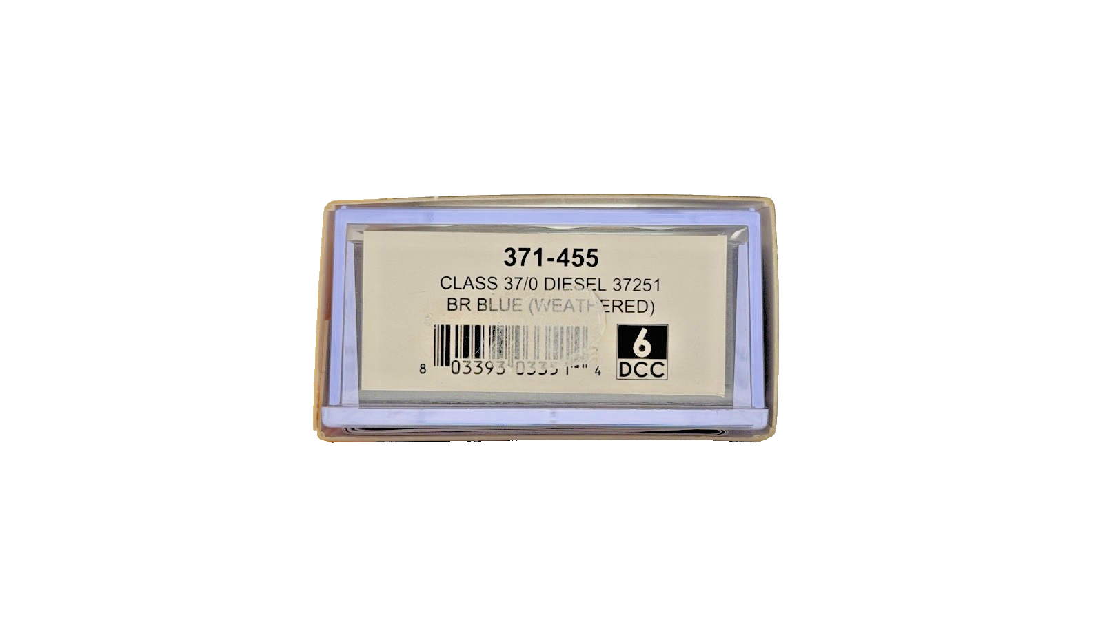 GRAHAM FARISH N GAUGE - 371-455 - CLASS 37/0 DIESEL 37251 BR BLUE (WEATHERED)
