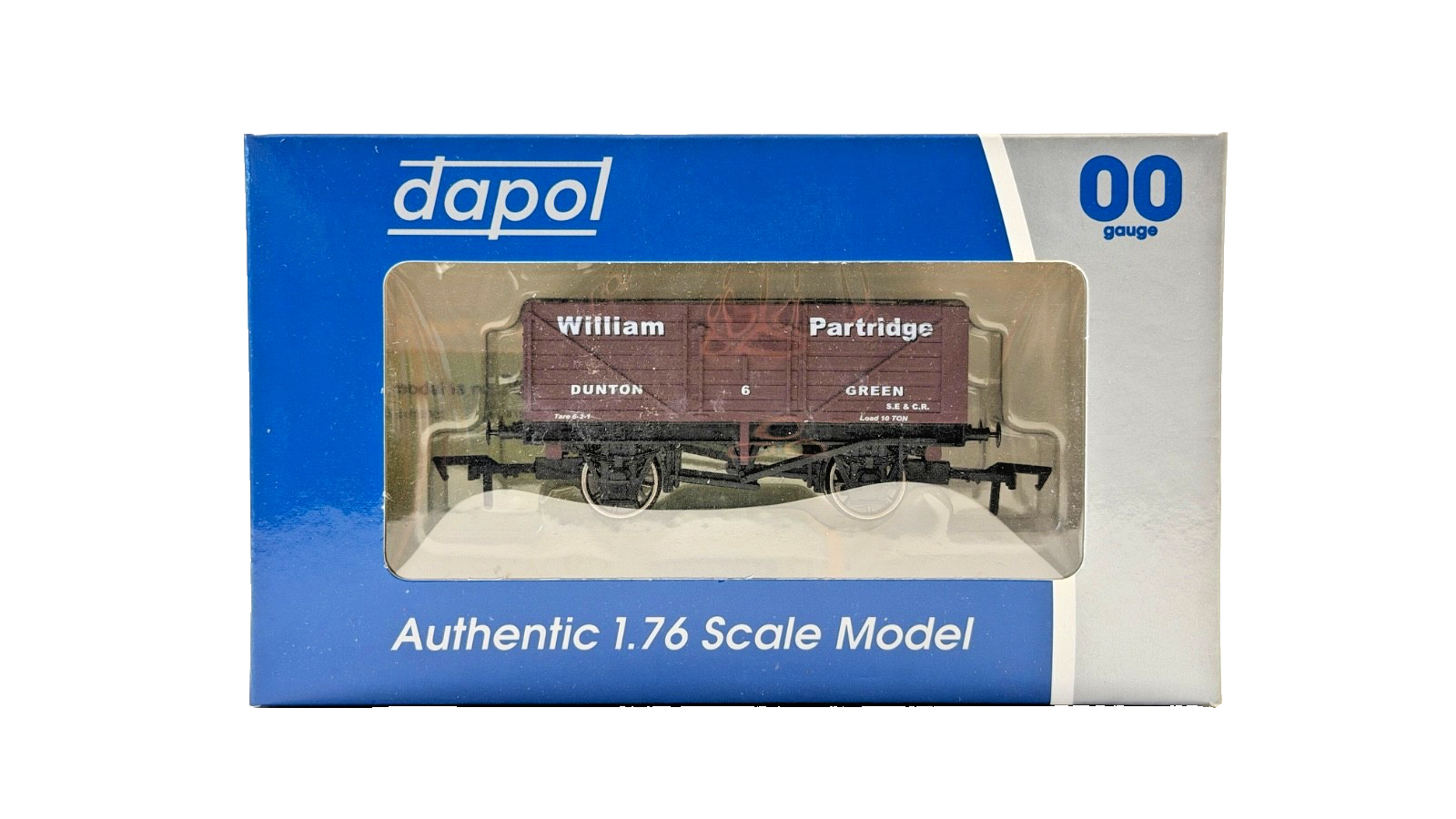 DAPOL 00 GAUGE - WILLIAM PARTRIDGE DUNTON GREEN SECR WAGON 6 (LIMITED EDITION)