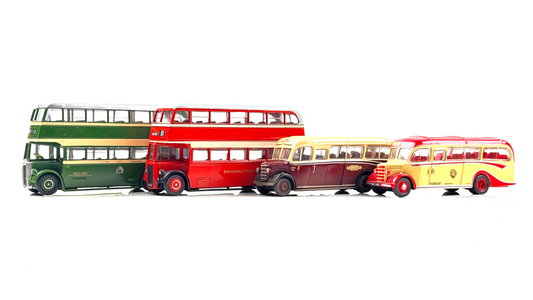 EFE/EQUIVALENT 1/76 SCALE - 4 X BUSES SALFORD LANCASHIRE BRITISH RAIL - UB