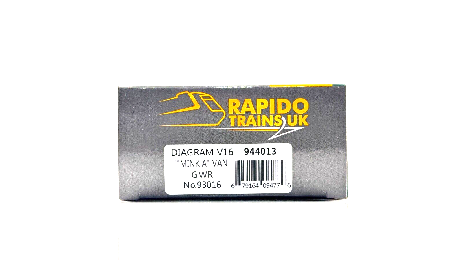 RAPIDO 00 GAUGE - 944013 - DIAGRAM V16 MINK A VAN GWR GREY 93016 - BOXED