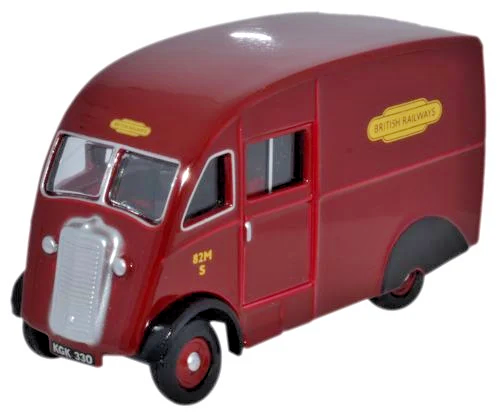 OXFORD DIECAST 1/76 SCALE - 76CM008 - COMMER Q25 BRITISH RAILWAYS MAROON - NEW