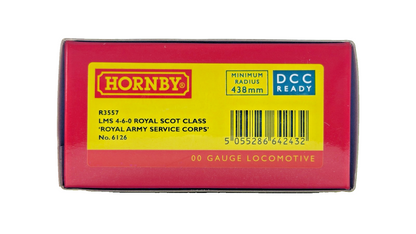 HORNBY OO GAUGE - R3557 - LMS BLACK ROYAL SCOT ROYAL ARMY SERVICE CORPS NO.6126