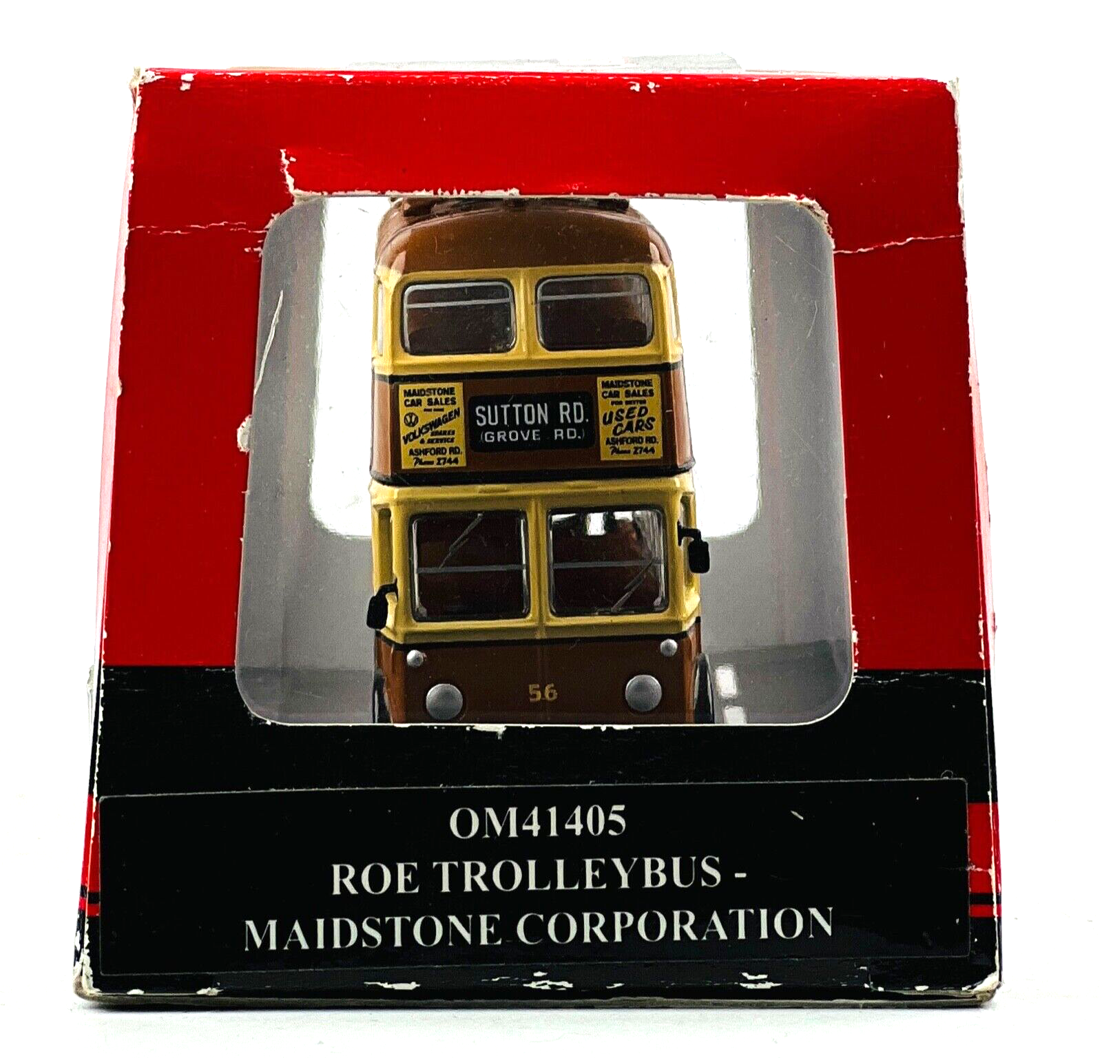 CORGI OOC 1/76TH SCALE - OM41405 - ROE TROLLEYBUS MAIDSTONE CORPORATION BOXED