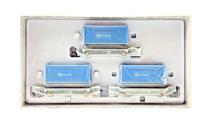 ACCURASCALE OO GAUGE - ACC2071-GYP-J - PFA CONTAINER WAGONS BRITISH GYPSUM BLUE