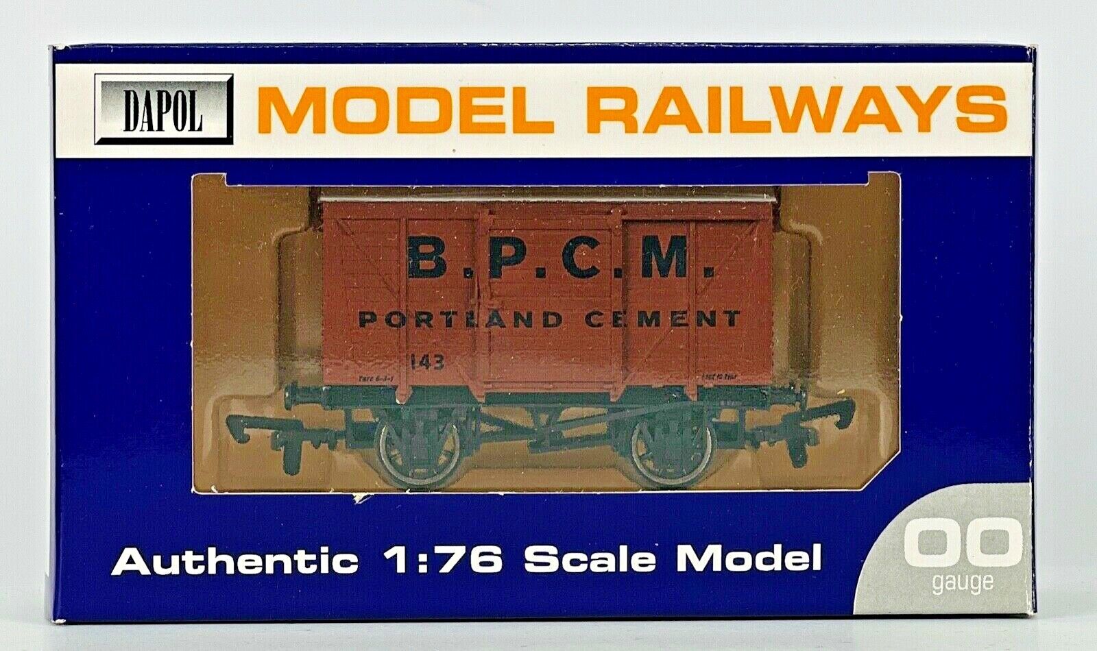 DAPOL 00 GAUGE - BPCM BRITISH PORTLAND CEMENT VENT VAN 143 (WESSEX WAGONS LTD)