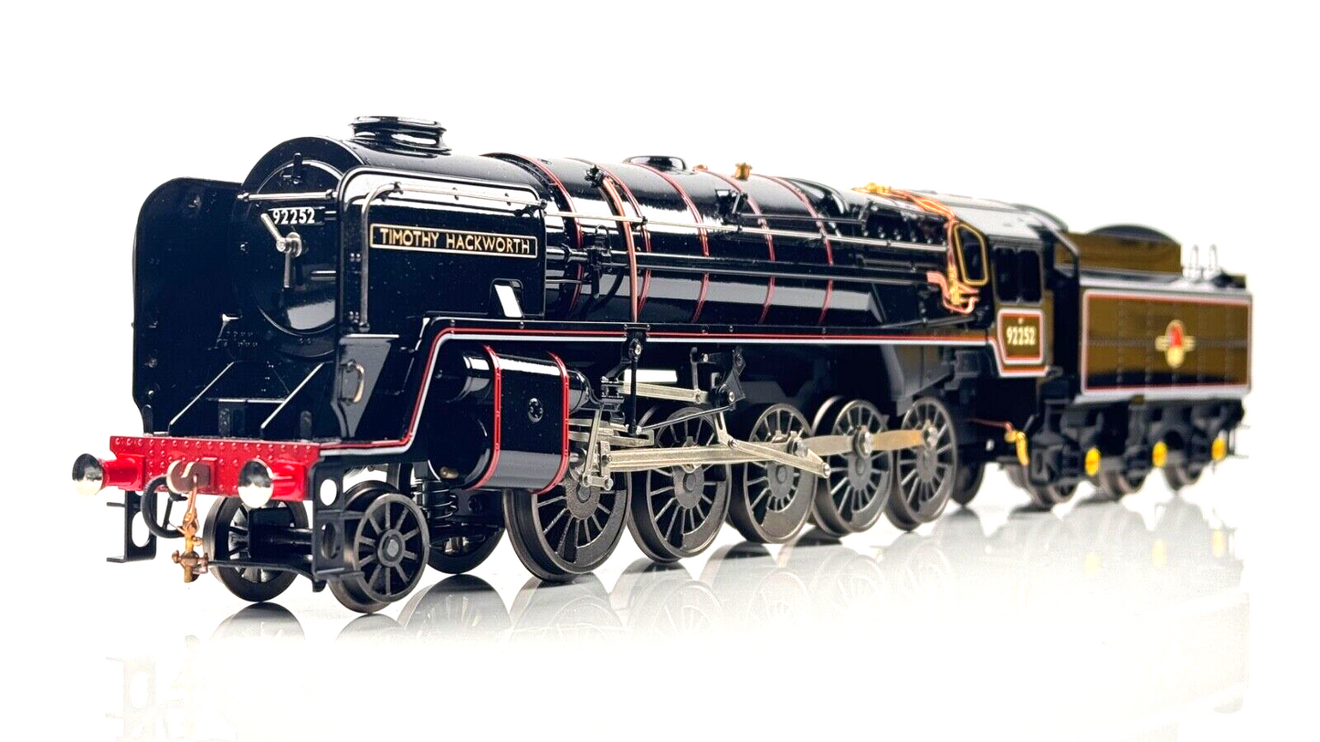 ACE TRAINS O GAUGE BR BLACK 2-10-0 CLASS 9F LOCOMOTIVE 92252 'TIMOTHY HACKWORTH'