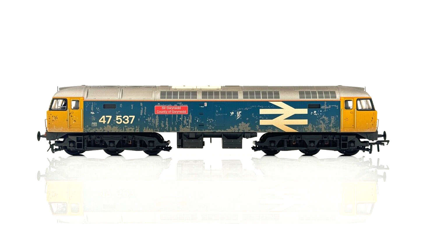 BACHMANN 00 GAUGE - 31-662Z - CLASS 47 LARGE LOGO 47537 COUNTY OF GWYNEDD KERNOW