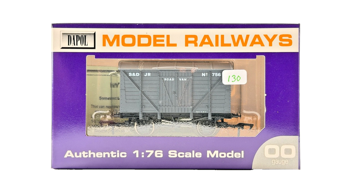 DAPOL 00 GAUGE - S&DJR SOMERSET DORSET JOINT RAILWAY ROAD VAN (LIMITED EDITION)