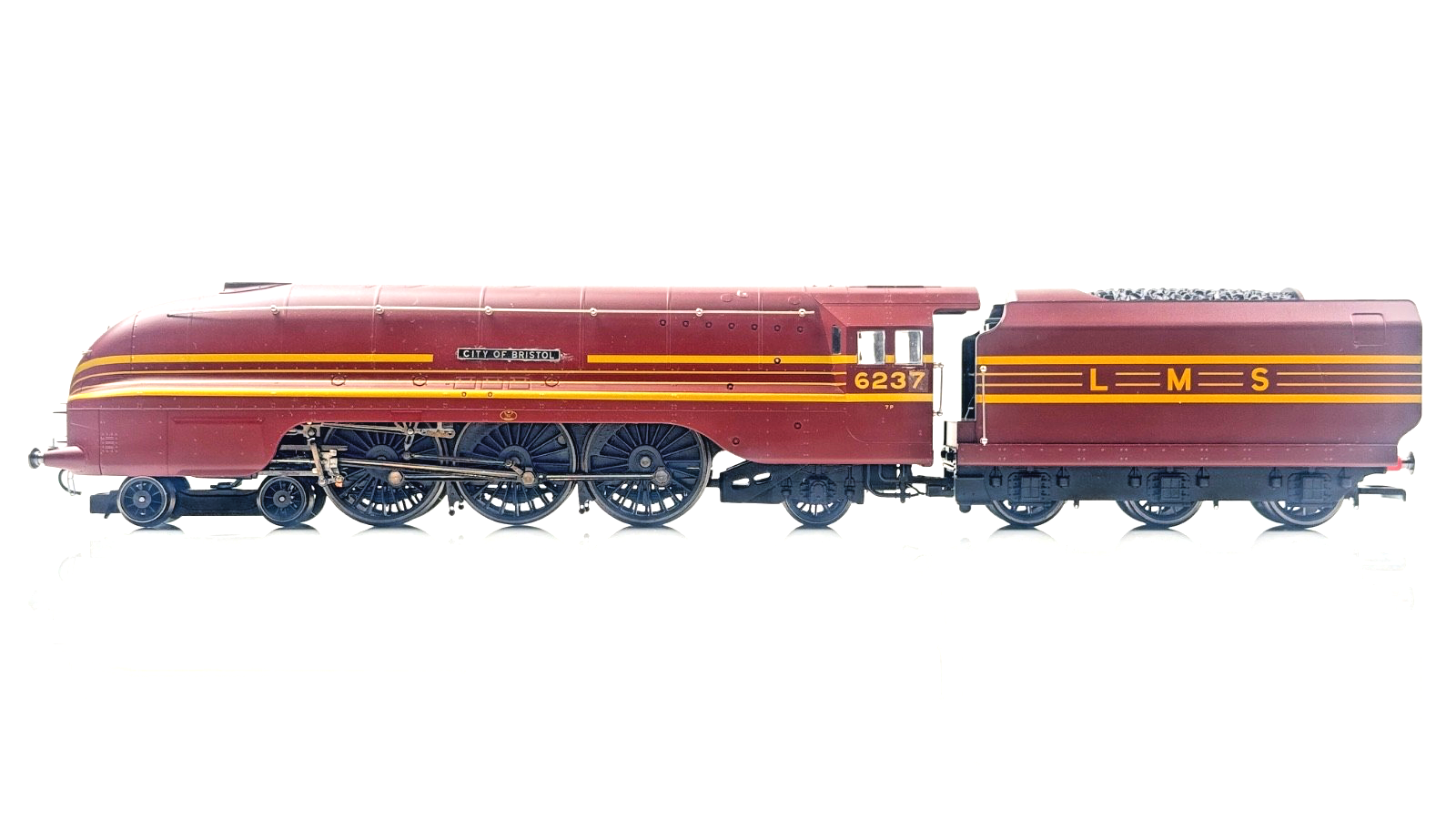 HORNBY 00 GAUGE - LMS MAROON 4-6-2 CORONATION 'CITY OF BRISTOL' 6237 - NQP