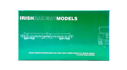 IRISH RAILWAY MODELS 00 GAUGE - IRM1071-B - CIE 42FT BOGIE FLAT WAGON RED OXIDE