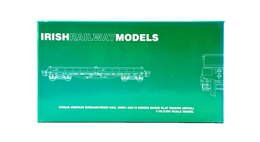 IRISH RAILWAY MODELS 00 GAUGE - IRM1071-B - CIE 42FT BOGIE FLAT WAGON RED OXIDE