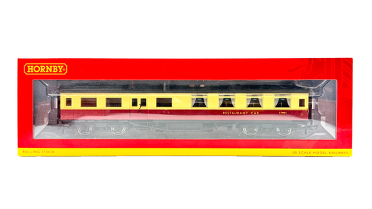 HORNBY OO GAUGE - R40029 - BR CRIMSON CREAM MAUNSELL 1ST CLASS RK COACH S7998S