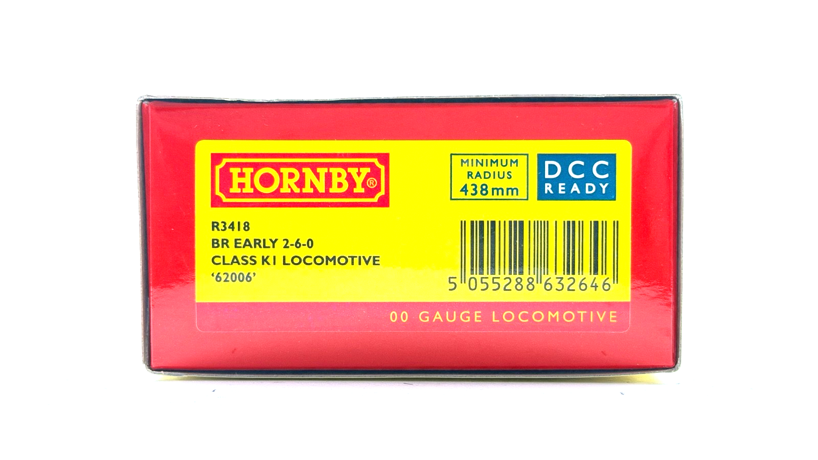 HORNBY 00 GAUGE - R3418 - BR BLACK EARLY 2-6-0 CLASS K1 LOCOMOTIVE NO.62006
