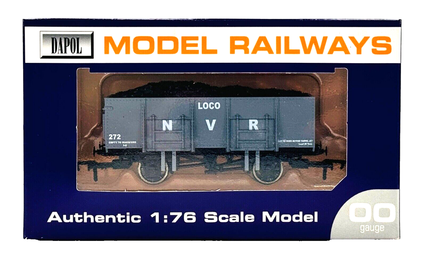 DAPOL 00 GAUGE - NENE VALLEY RAILWAY NVR 'LOCO' WAGON NO.272 (LIMITED EDITION)