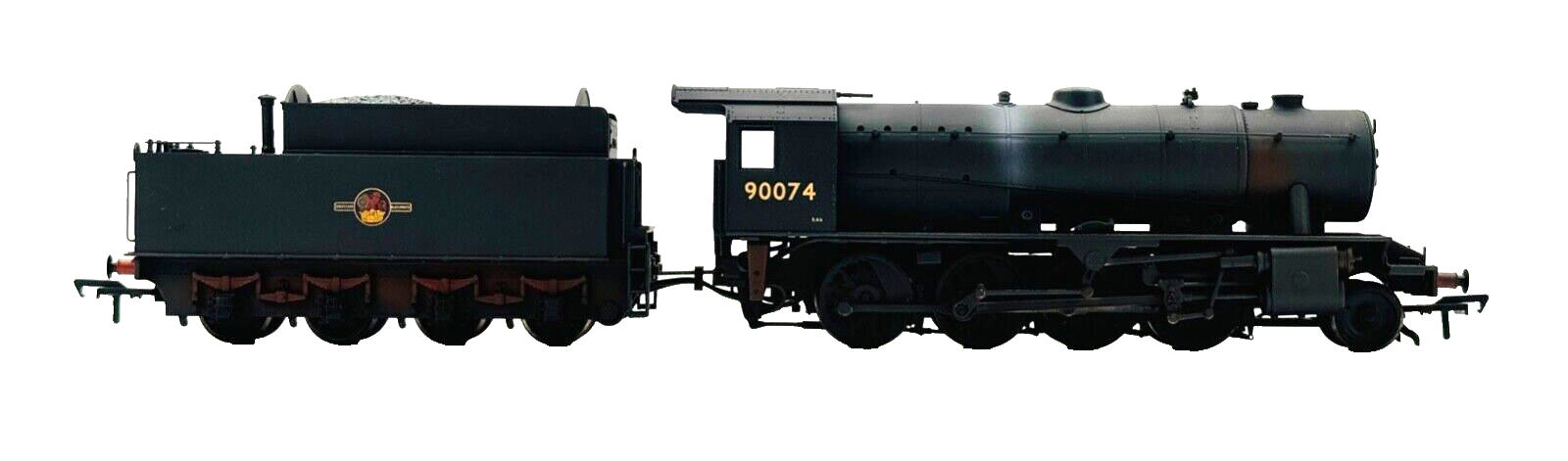 BACHMANN 00 GAUGE - 32-259A - WD AUSTERITY CLASS 2-8-0 90074 BR BLACK WEATHERED