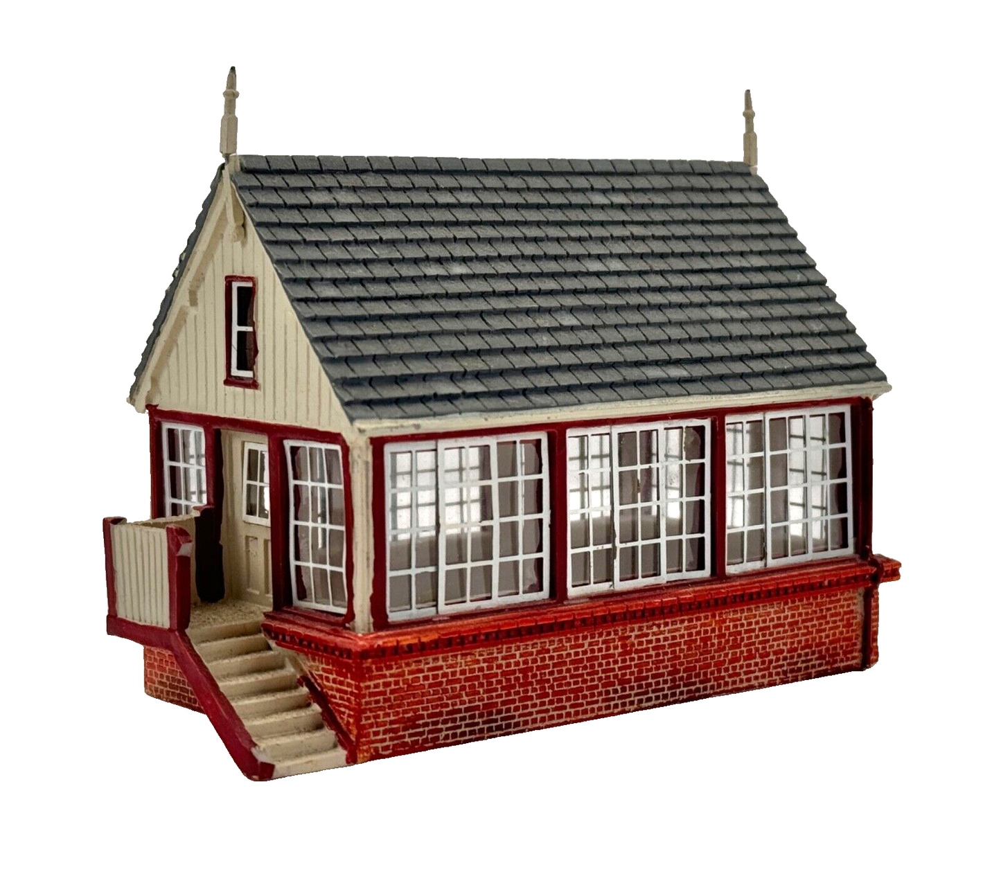 HORNBY 00 GAUGE SKALEDALE - R9634 - GREAT NORTHERN PLATFORM SIGNAL BOX - UNBOXED