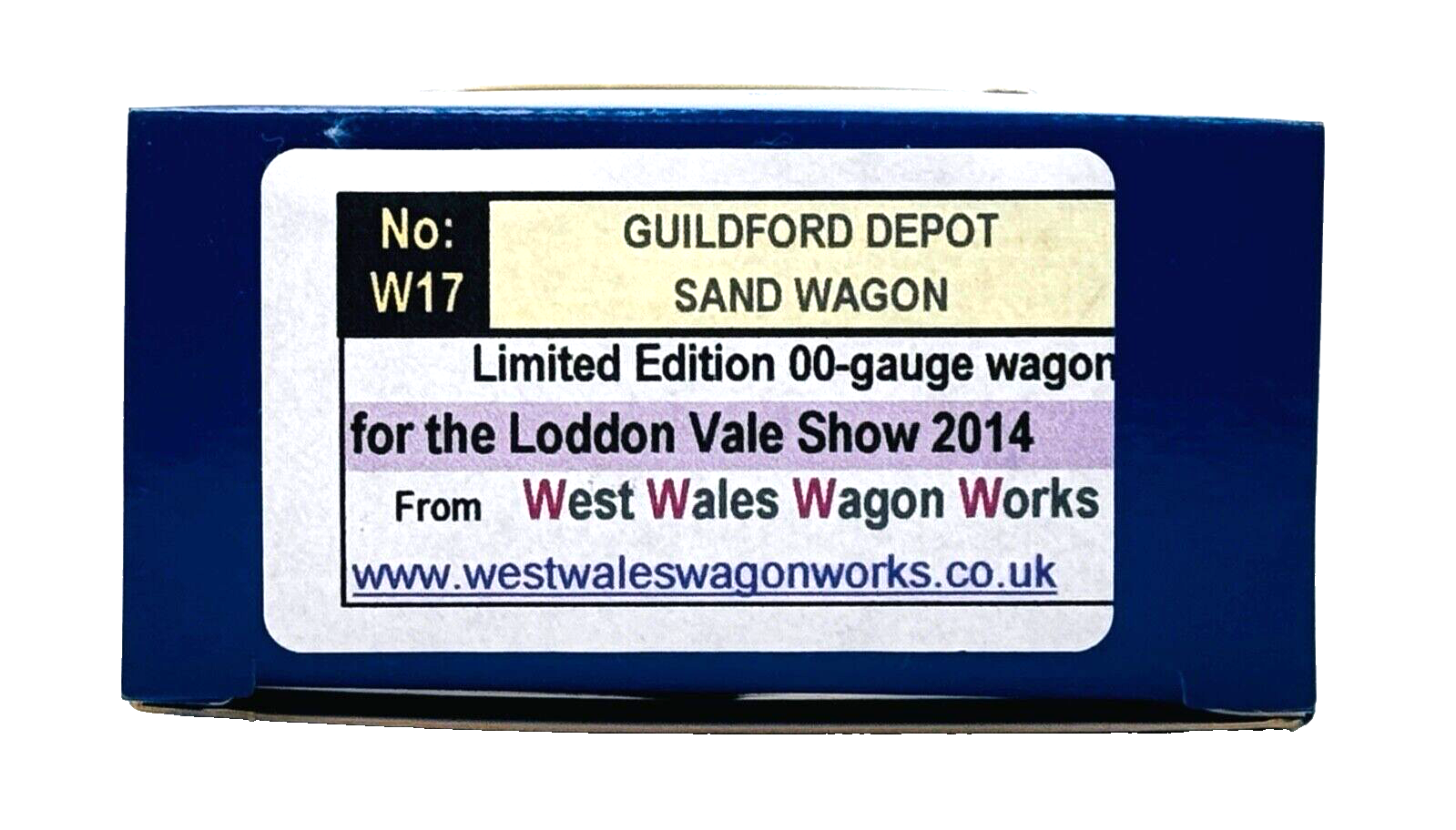 DAPOL 00 GAUGE - GUILDFORD DEPOT 'LOCO SAND' WAGON (W) (LIMITED EDITION)