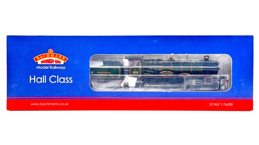 BACHMANN 00 GAUGE - 32-004 - HALL CLASS 4970 'SKETTY HALL' GREAT WESTERN GREEN