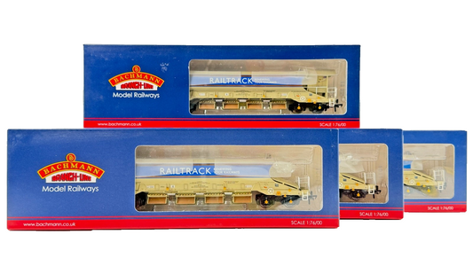 BACHMANN OO GAUGE - 38-210/38-212/A - JJA MK2 AUTOBALLASTER RAILTRACK BOXED X 4