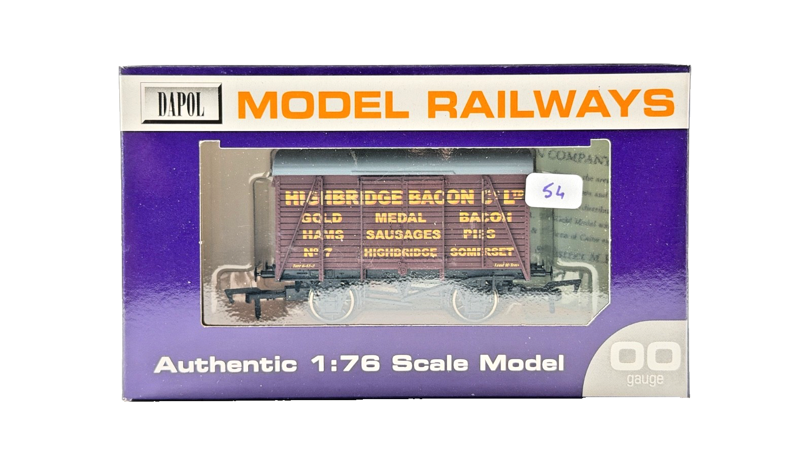 DAPOL 00 GAUGE - HIGHBRIDGE BACON GOLD MEDAL SAUSAGES SOMERSET (LIMITED EDITION)