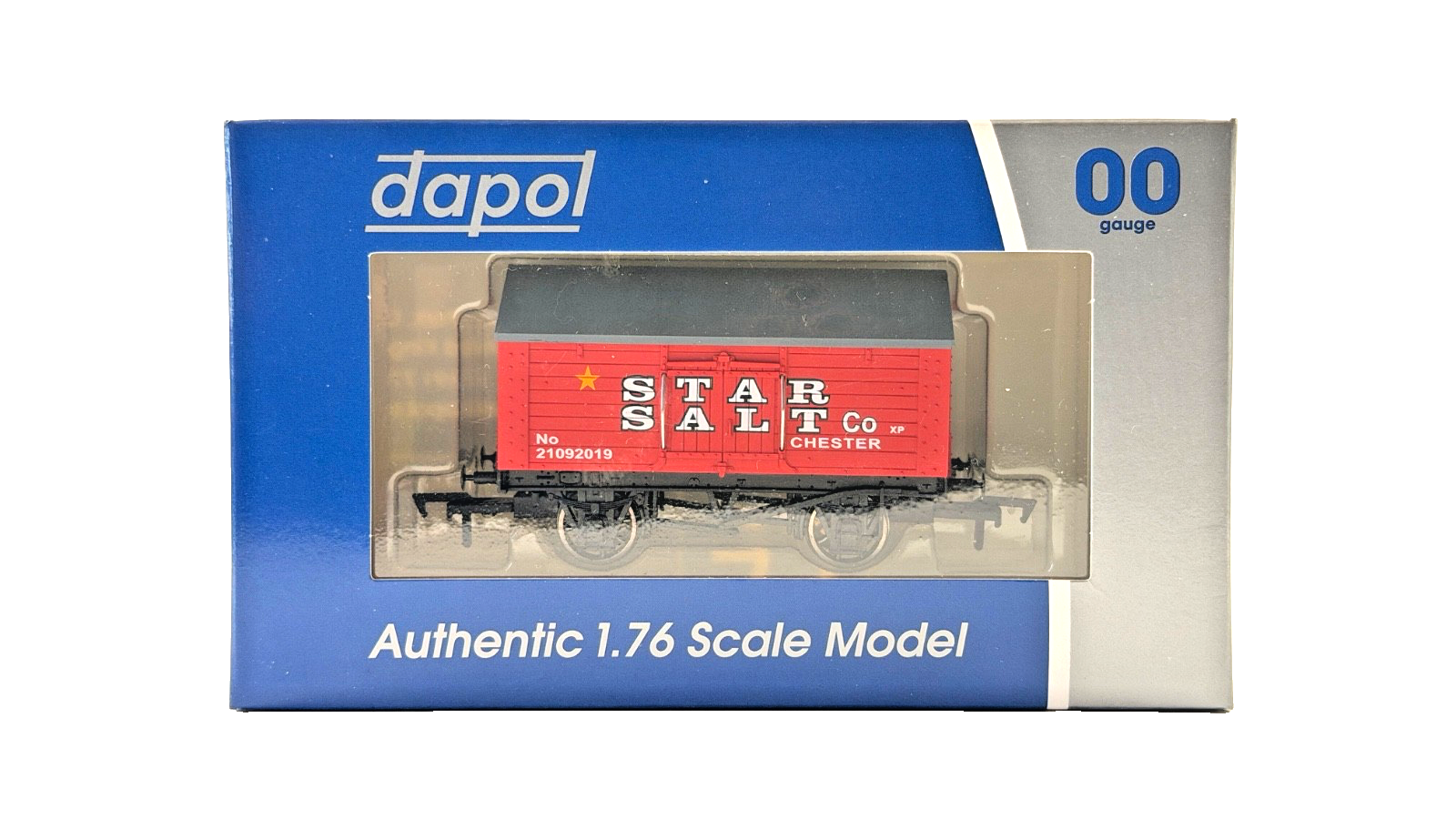 DAPOL 00 GAUGE - STAR SALT COMPANY CHESTER WAGON NO.21092019 (LIMITED EDITION)