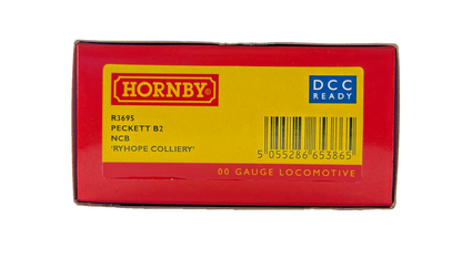 HORNBY OO GAUGE - R3695 - PECKETT B2 NCB NATIONAL COAL BOARD RYHOPE COLLIERY