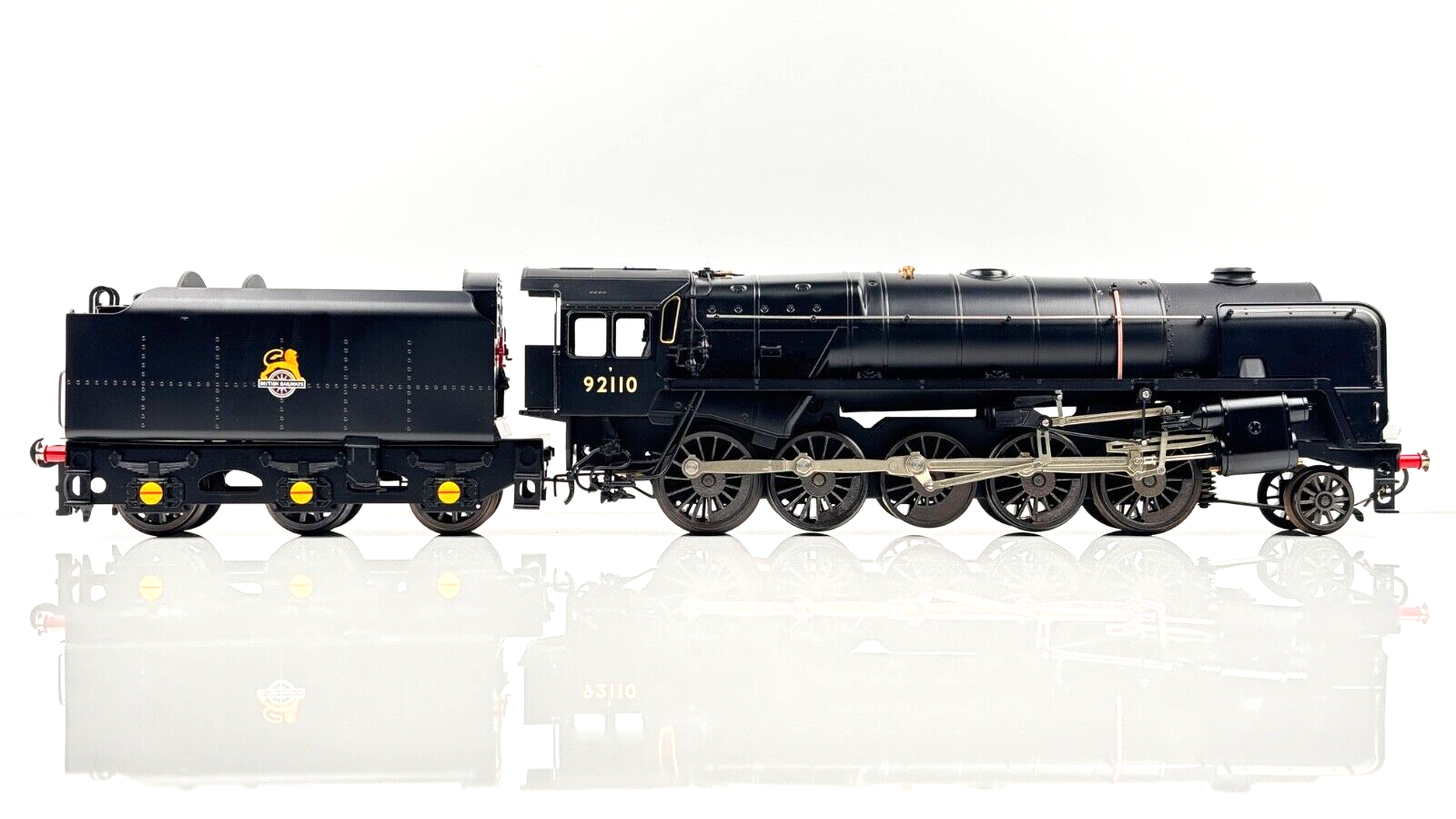 ACE TRAINS O GAUGE BR BLACK 2-10-0 CLASS 9F LOCOMOTIVE & TENDER 92110 BOXED