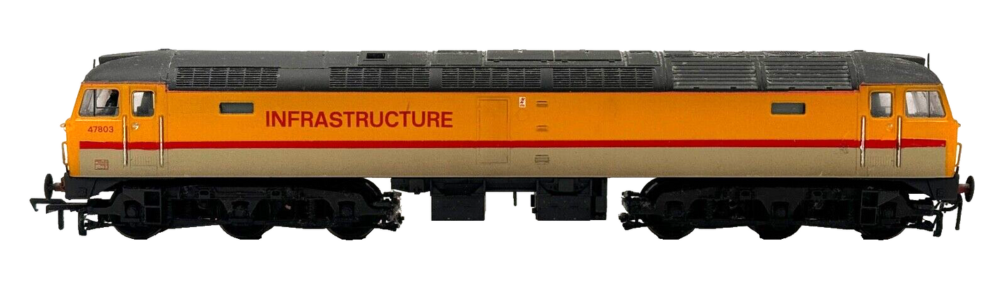 BACHMANN 00 GAUGE - CLASS 47 DIESEL INFRASTRUCTURE 47803 (BENS RESPRAYS)