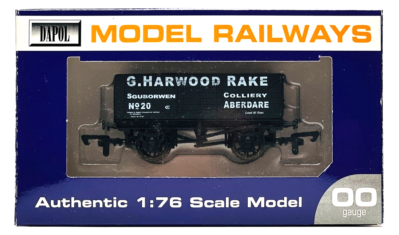DAPOL 00 GAUGE - 'G. HARWOOD RAKE' ABERDARE SOUTH WALES 20 (DAVID DACEY LTD ED)