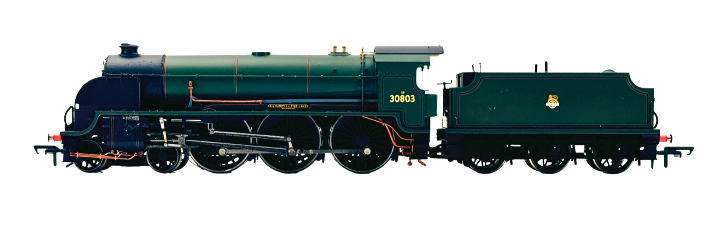 HORNBY 00 GAUGE - R2582 - BR 4-6-0 CLASS N15 30803 SIR HARRY LE FISE LAKE BOXED