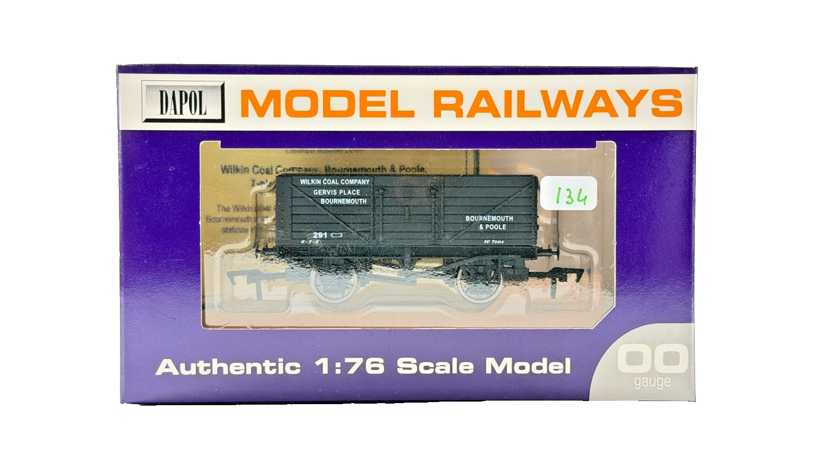 DAPOL 00 GAUGE - WILKIN COAL COMPANY GERVIS PLACE BOURNEMOUTH (LIMITED EDITION)