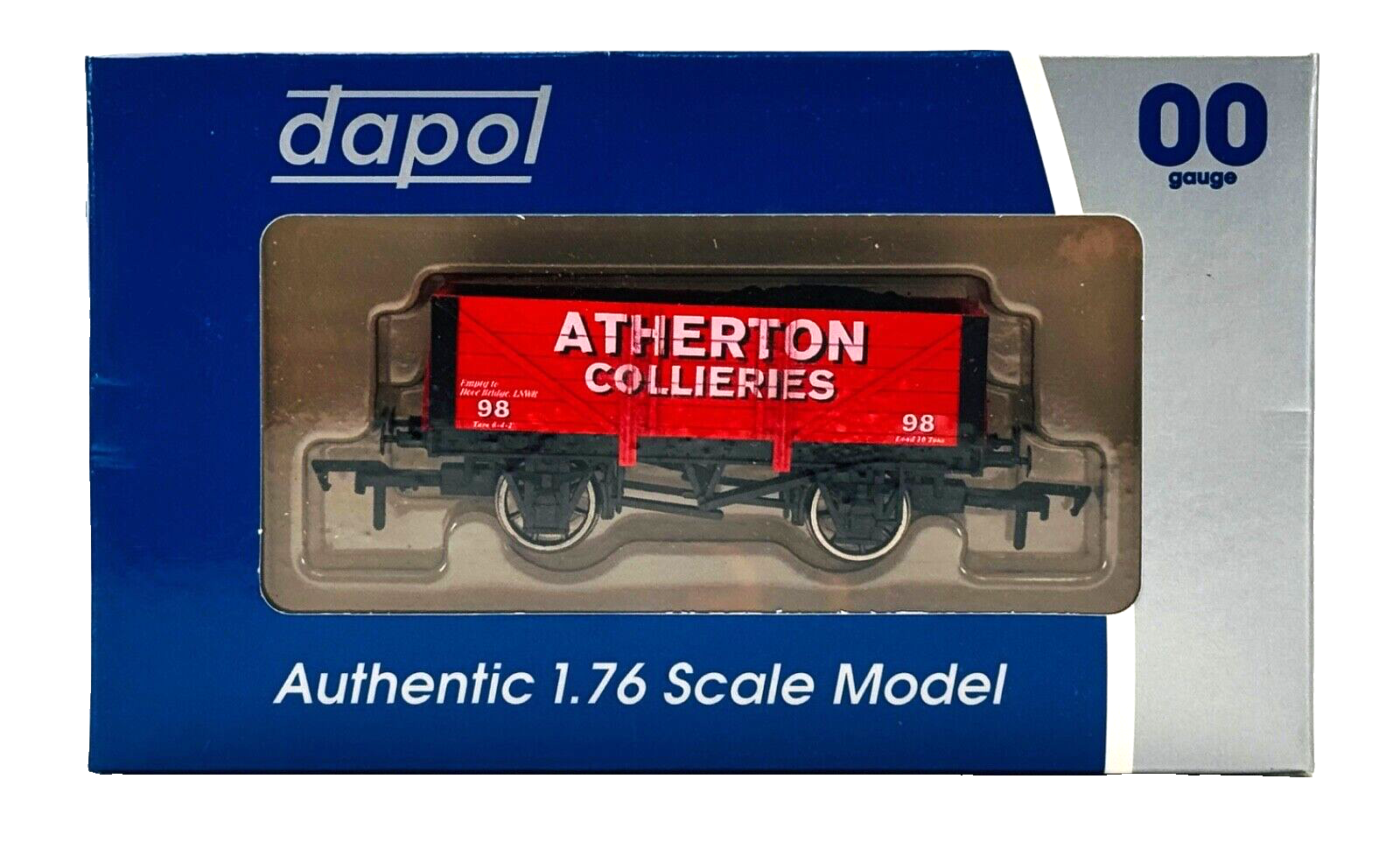 DAPOL 00 GAUGE - ATHERTON COLLIERIES WIGAN AREA WAGON NO.98 (LIMITED EDITION)