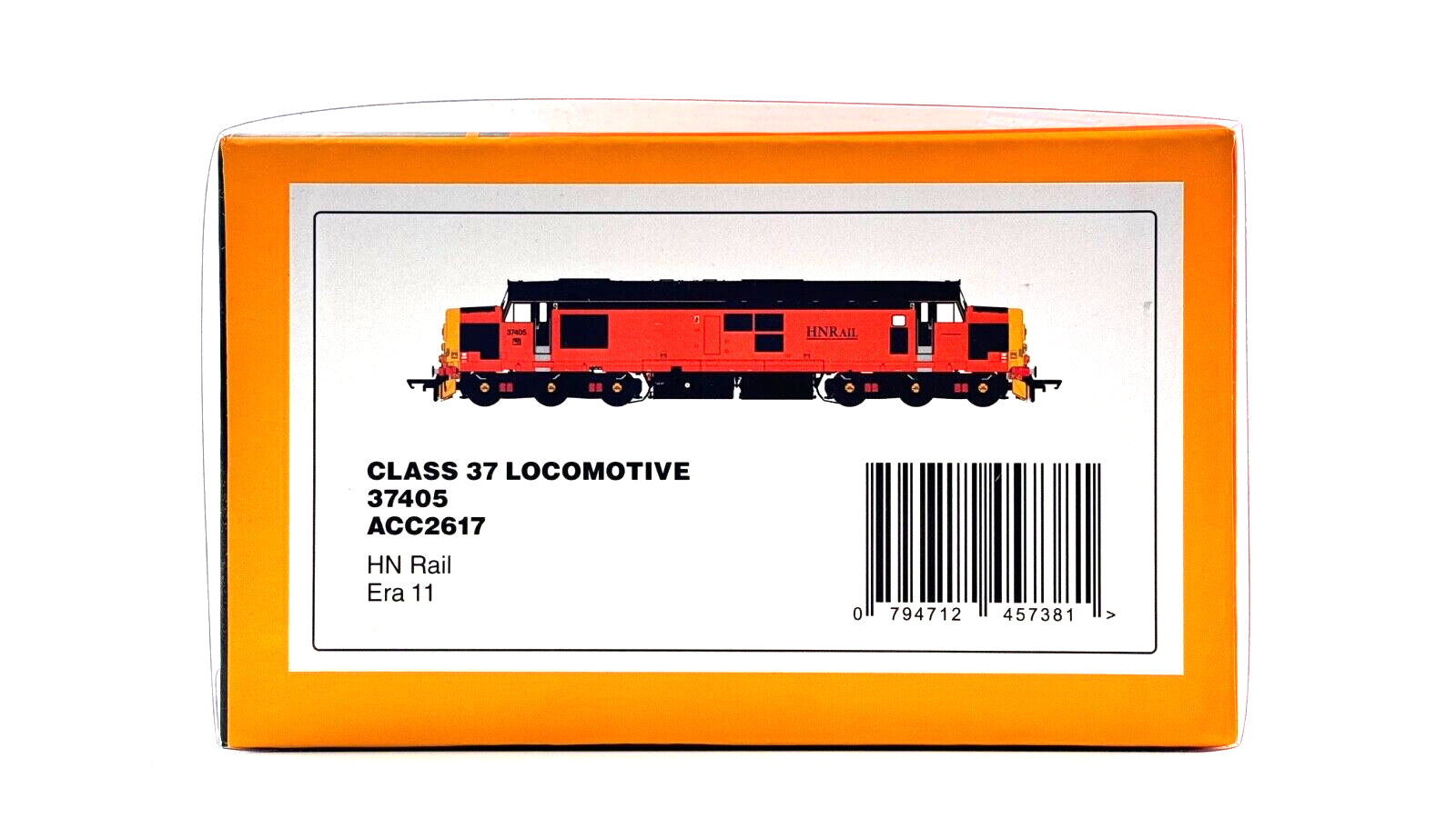 ACCURASCALE 00 GAUGE - ACC2617 - CLASS 37 HARRY NEEDLE HNRC 37405 LTD EDITION