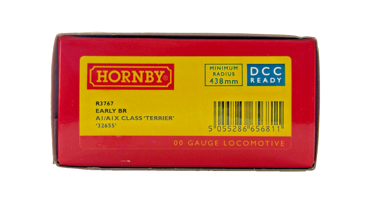 HORNBY OO GAUGE - R3767 - EARLY BR BLACK A1/A1X CLASS 'TERRIER' LOCOMOTIVE 32655