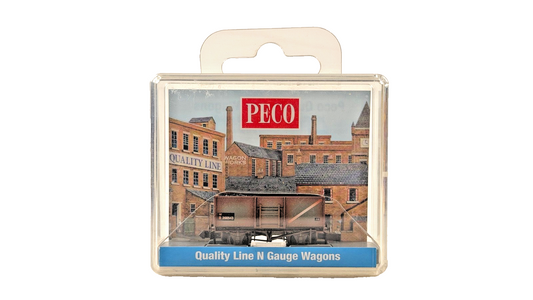 PECO N GAUGE - NR-44BW - 10FT BUTTERLEY STEEL OPEN WAGON BR MID GREY WEATHERED