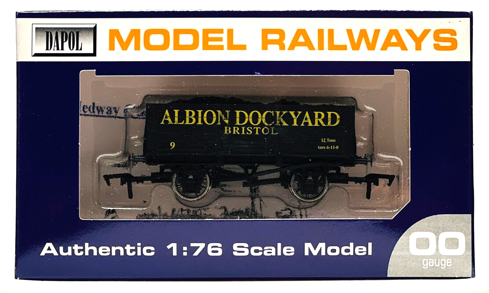 DAPOL 00 GAUGE - 'ALBION DOCKYARD BRISTOL' MEDWAY BLACK NO.9 (LIMITED EDITION)