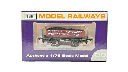 DAPOL 00 GAUGE - COVENTRY ORDNANCE WORKS LIMITED WAGON NO.2 (LIMITED EDITION)