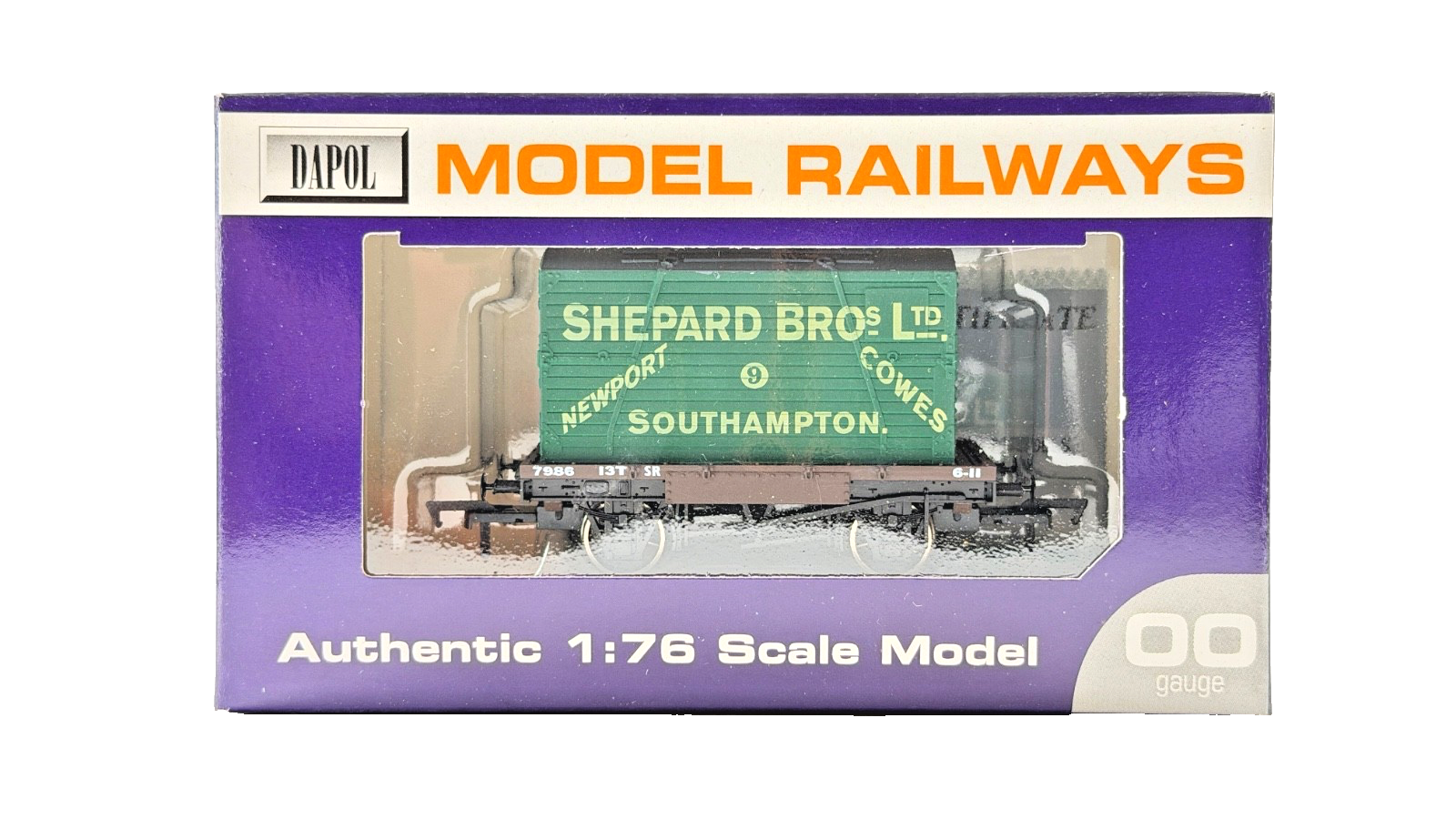 DAPOL 00 GAUGE - SHEPARD OF NEWPORT COWES SOUTHAMPTON CONFLAT (LIMITED EDITION)