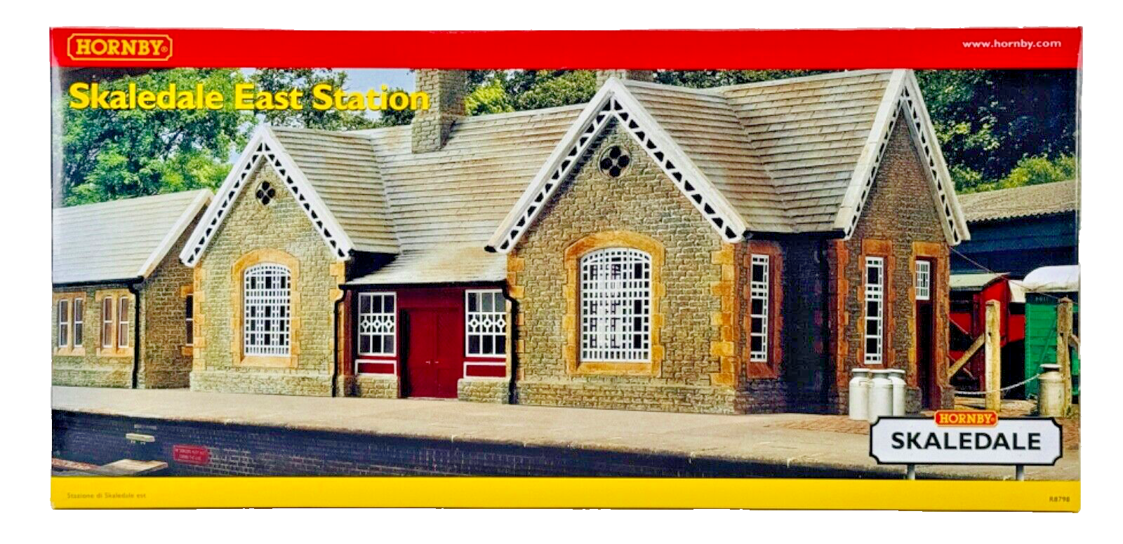 HORNBY 00 GAUGE SKALEDALE - R8798 - EAST STATION (WITH WAITING ROOM) - BOXED